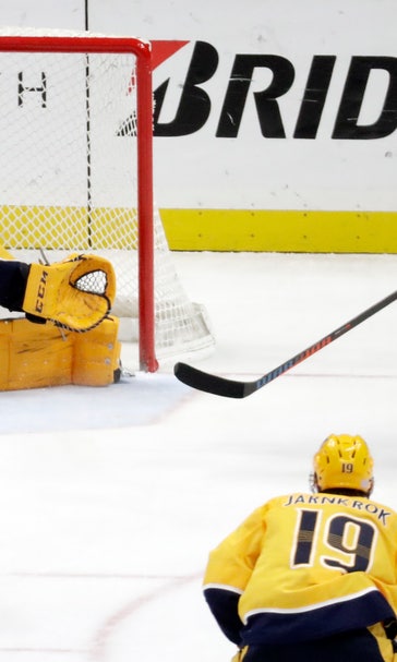Stastny's OT goal caps comeback, Vegas beats Predators 4-3